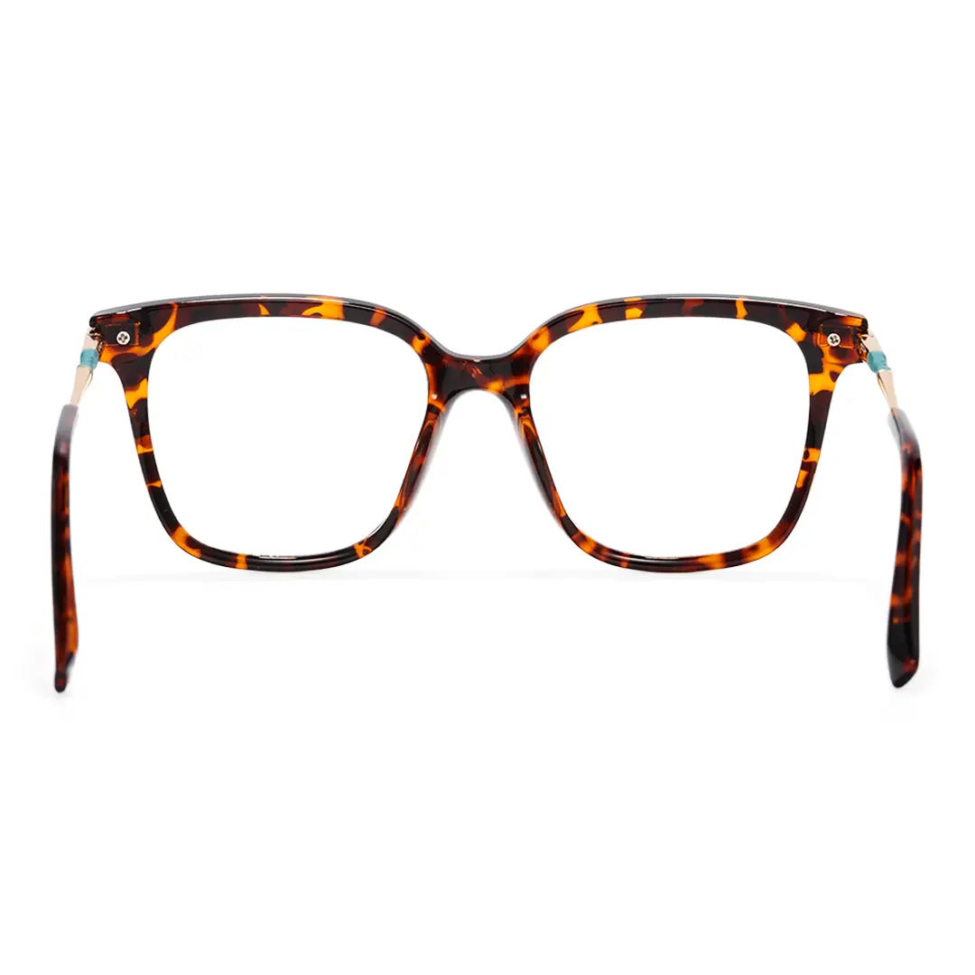 Back view of Iona square tr90 eyeglasses SR0192502 in tortoise