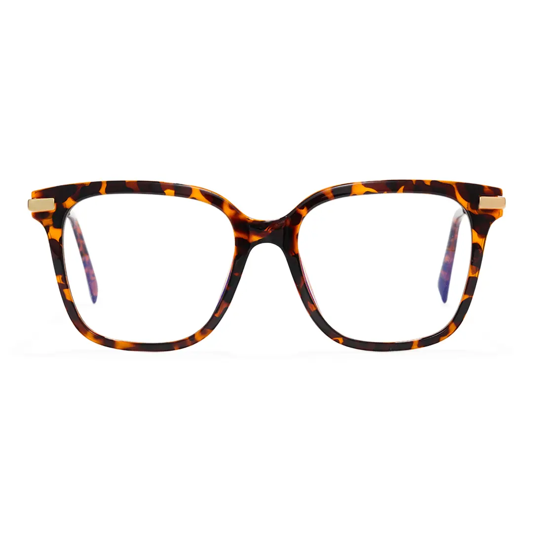 Front view of Iona square tr90 eyeglasses SR0192502 in tortoise