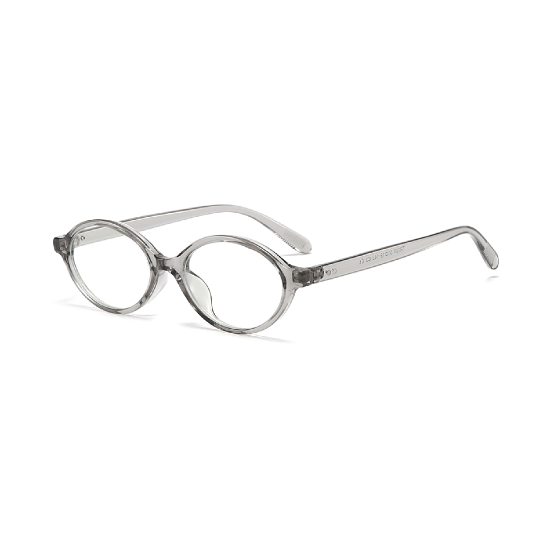 Angle view of isra oval tr90 eyeglasses or0312402 in gray
