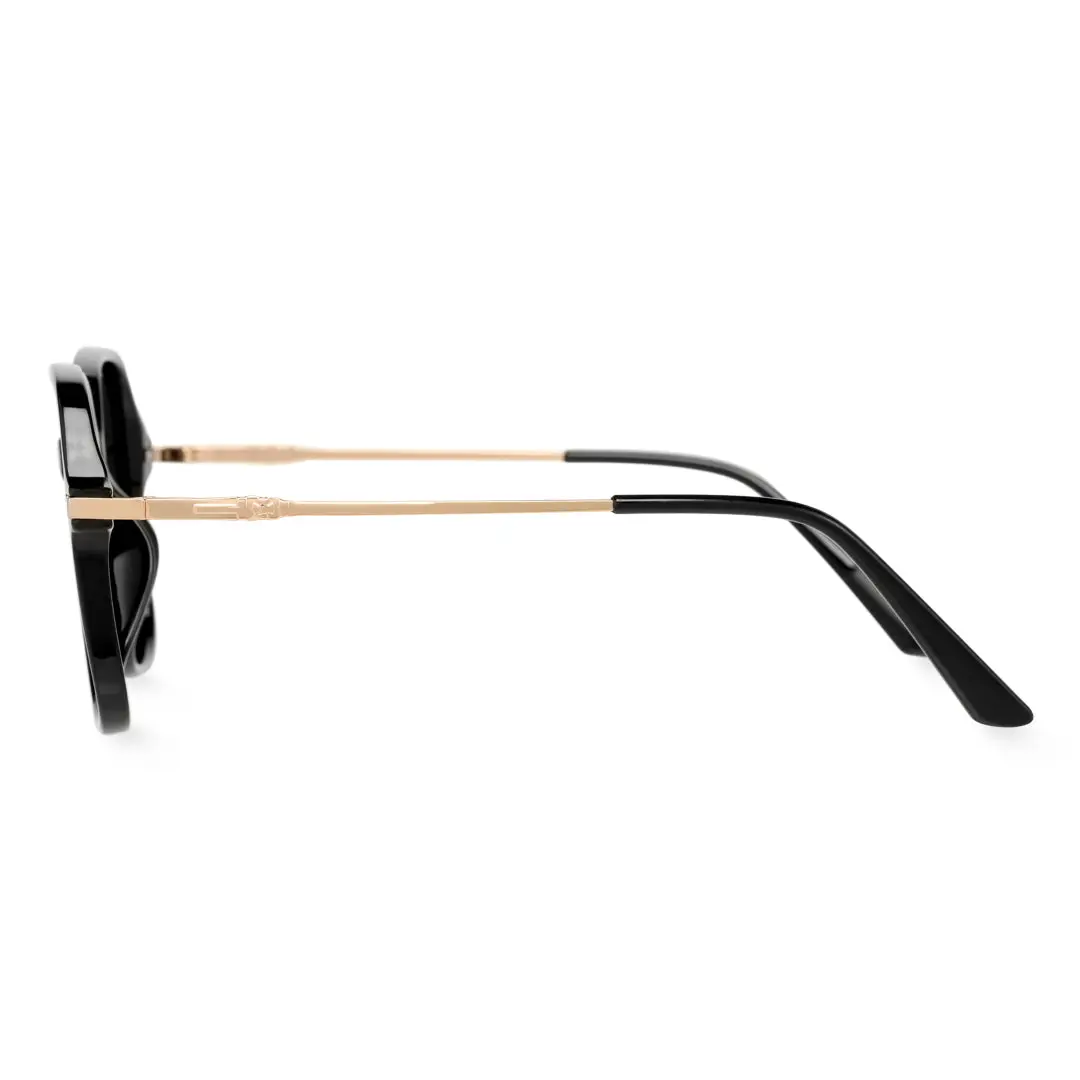 Side view of Kendall square tr90 sunglasses SR0222410 in black