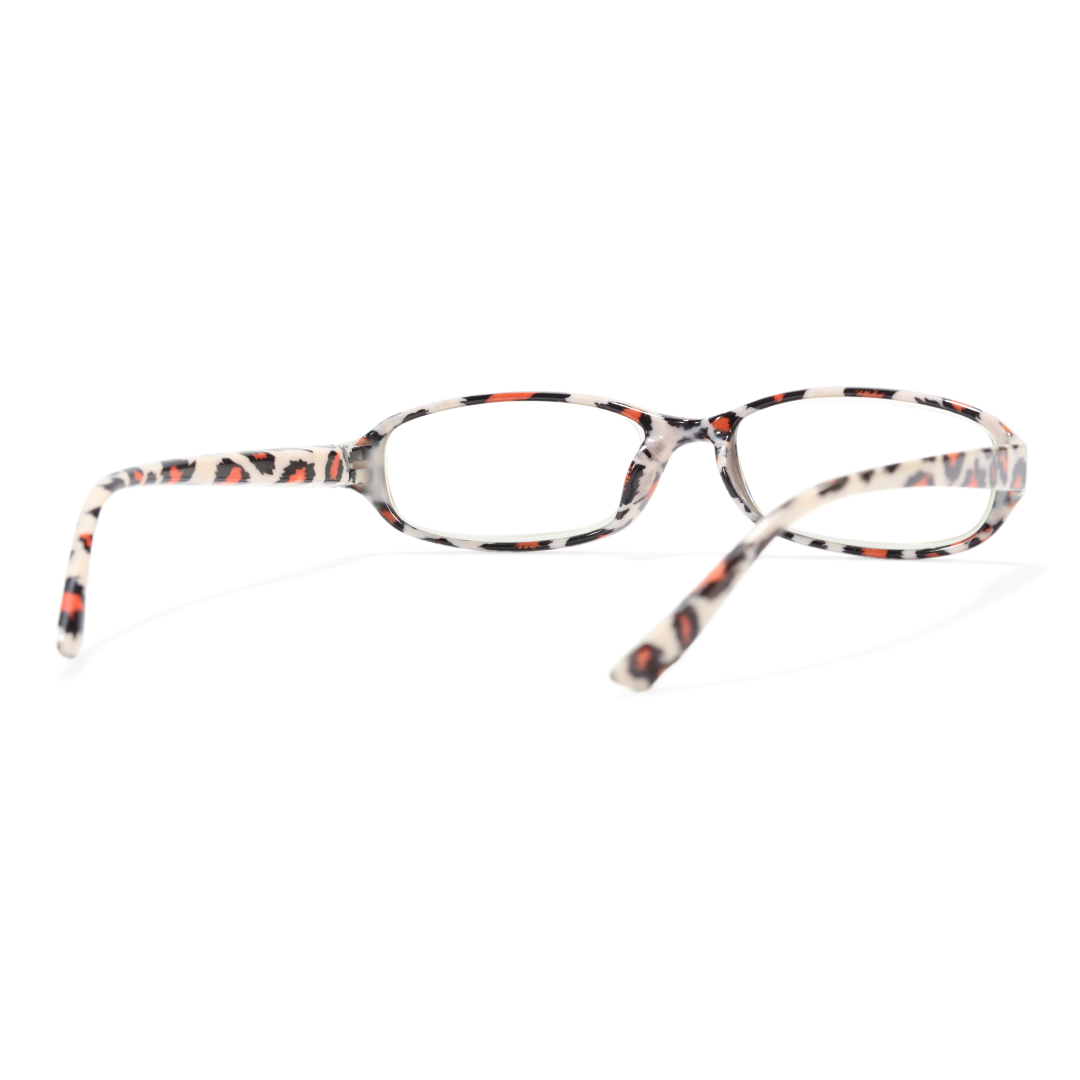 Back view of Lanina rectangle pc eyeglasses EP0342601 in multicolor