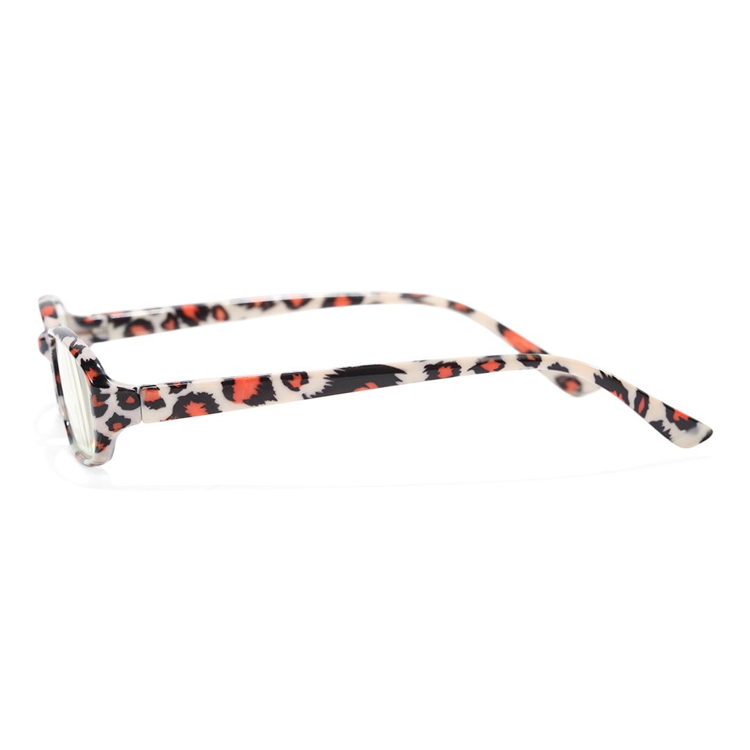 Side view of Lanina rectangle pc eyeglasses EP0342601 in multicolor