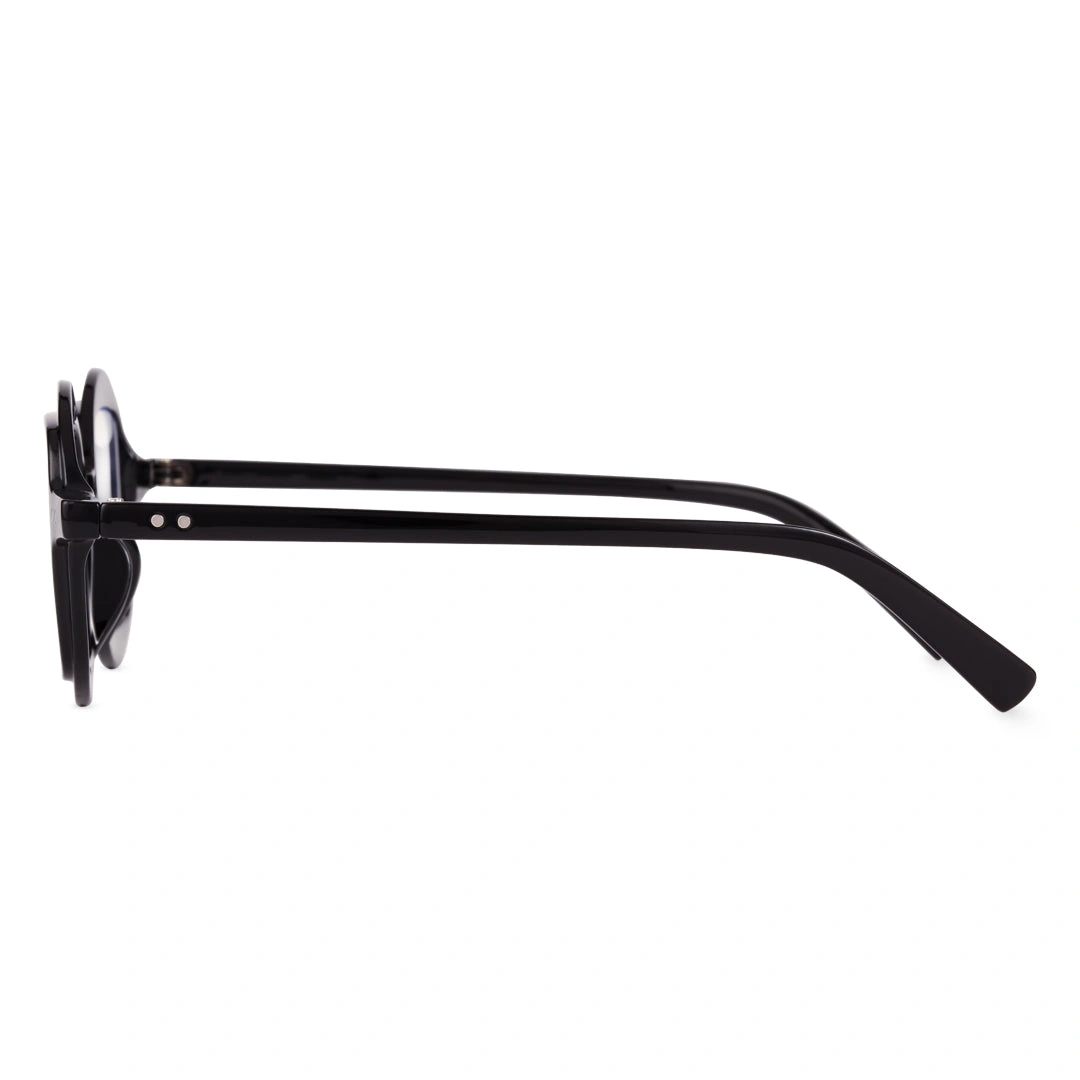 Side view of Lay unique pc eyeglasses UP0082304 in black
