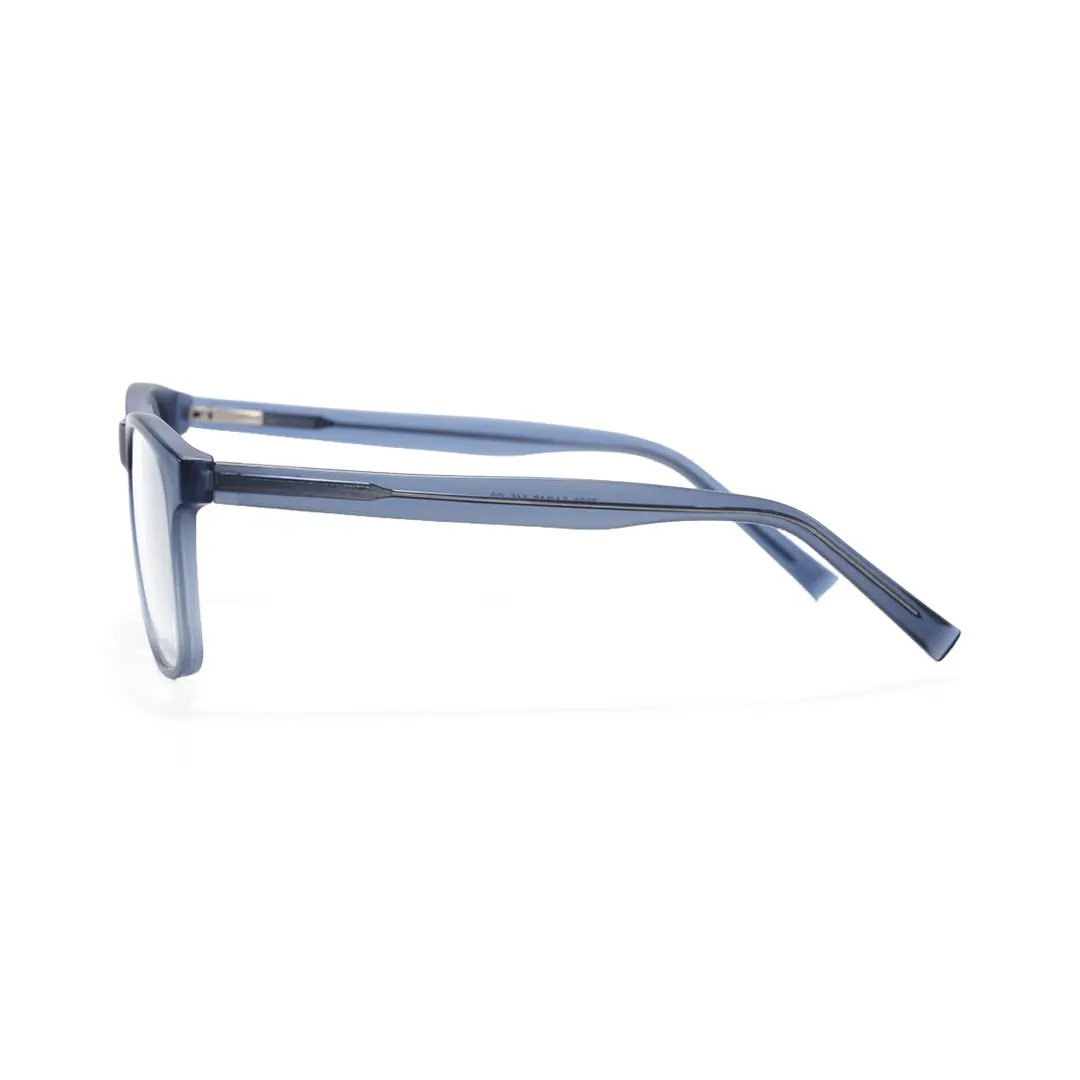 Side view of Liam rectangle tr90 eyeglasses ER0122508 in blue