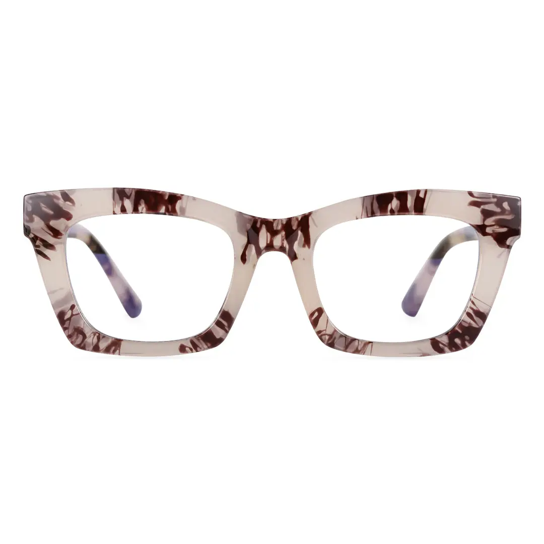 Front view of Lukas cat eye tr90 eyeglasses CR0012209 in tortoise