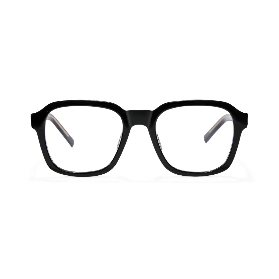 Front view of Maisy square tr90 eyeglasses SR0032508 in black