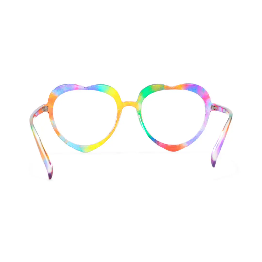 Back view of Mylah heart tr90 eyeglasses UR0552506 in multicolor