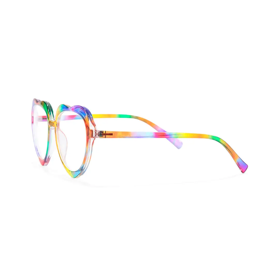 Side view of Mylah heart tr90 eyeglasses UR0552506 in multicolor