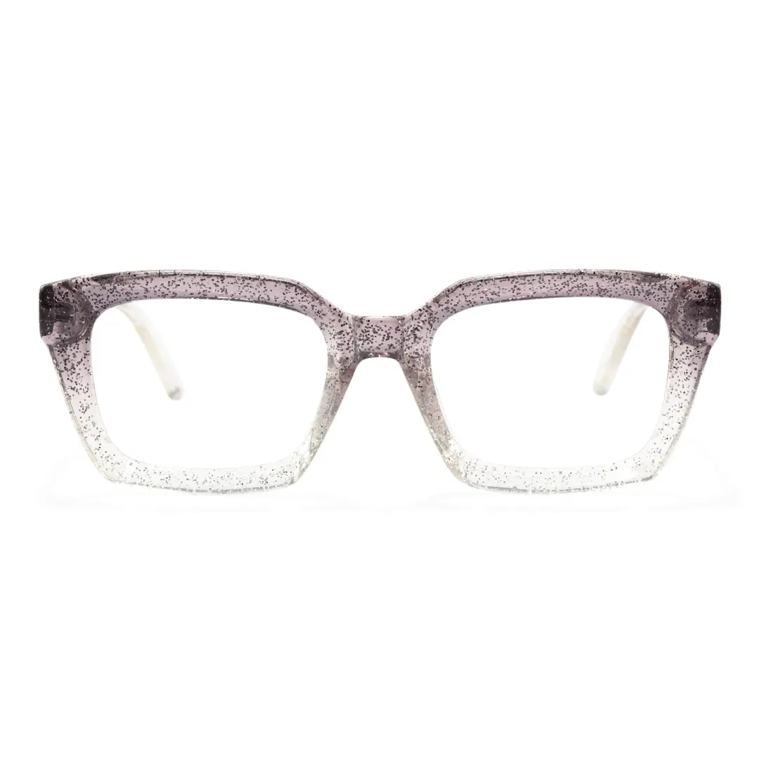 Front view of Ola rectangle tr90 eyeglasses ER0032504 in grey
