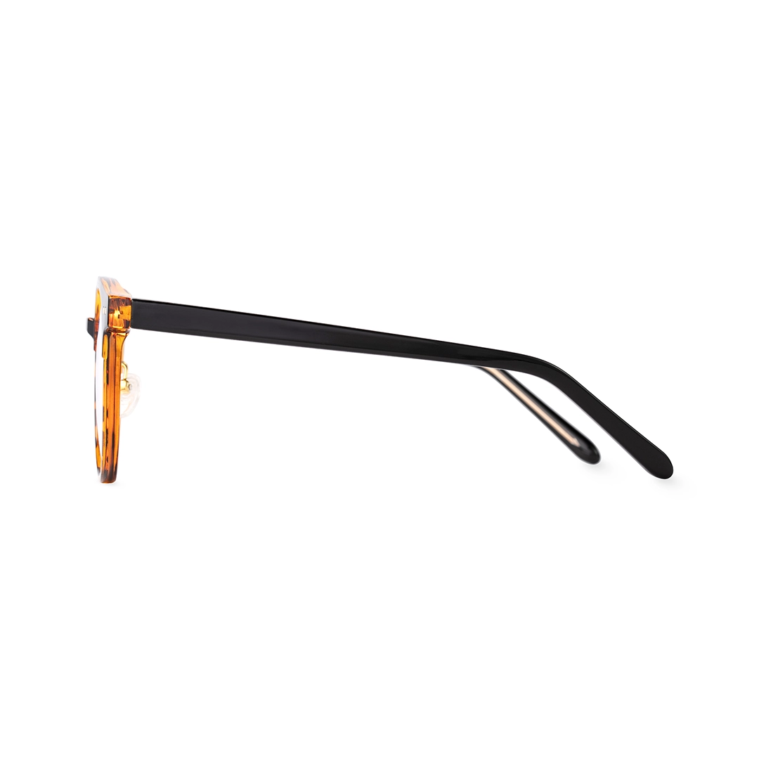 Side view of Only round tr90 eyeglasses RR0112310 in tortoise
