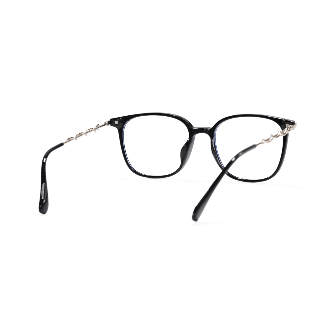 Back view of Parnell square tr90 eyeglasses SR0162601 in black