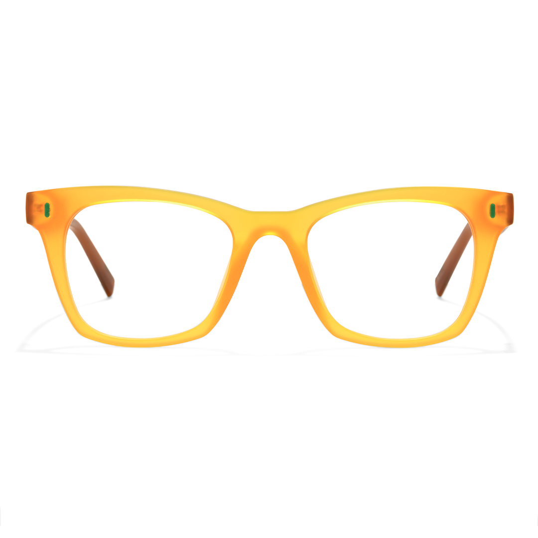 Front view of Shine cat eye tr90 eyeglasses CR0042412 in orange