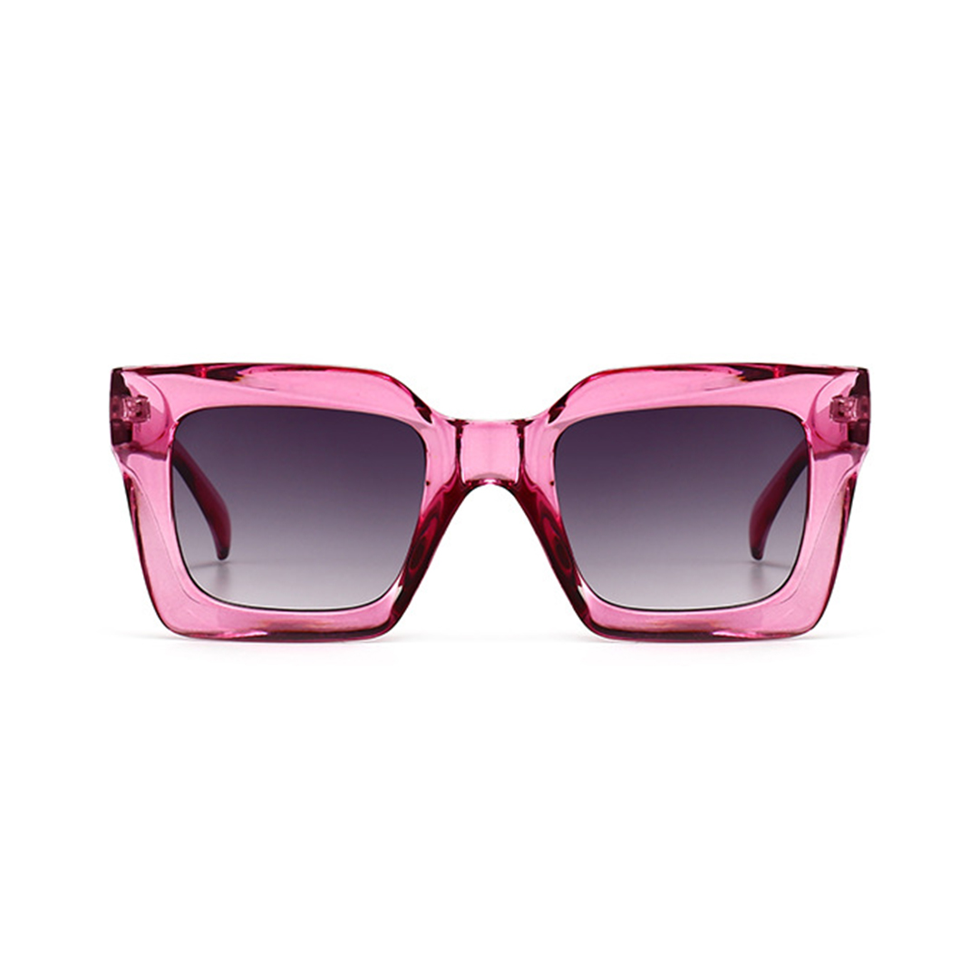 Front view of Sloane square pc sunglasses SP0192507 in pink