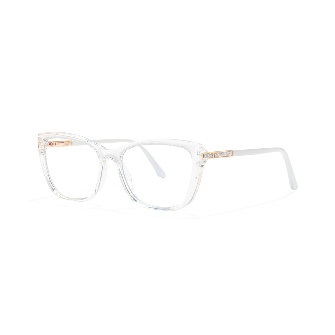 Angle view of Spark cat eye tr90 eyeglasses CR0062510 in grey