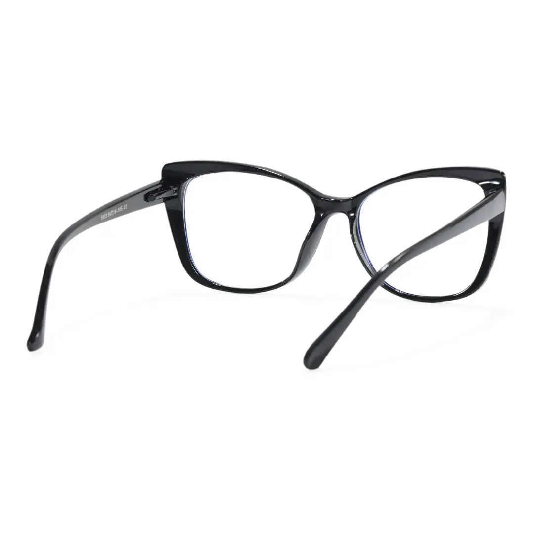 Back view of Stay cat eye pc eyeglasses CP0062209 in black