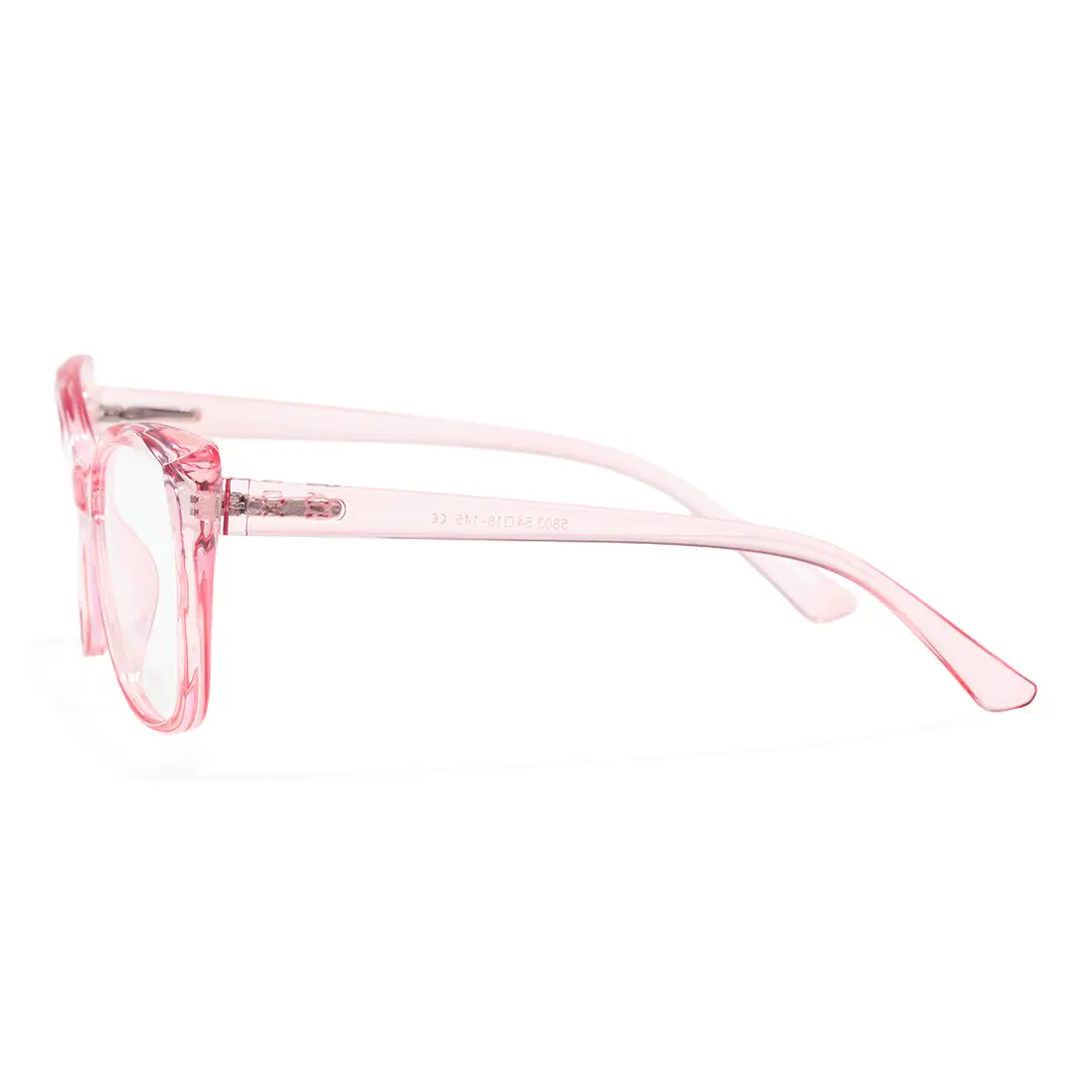 Side view of Stay cat eye pc eyeglasses CP0062209 in pink