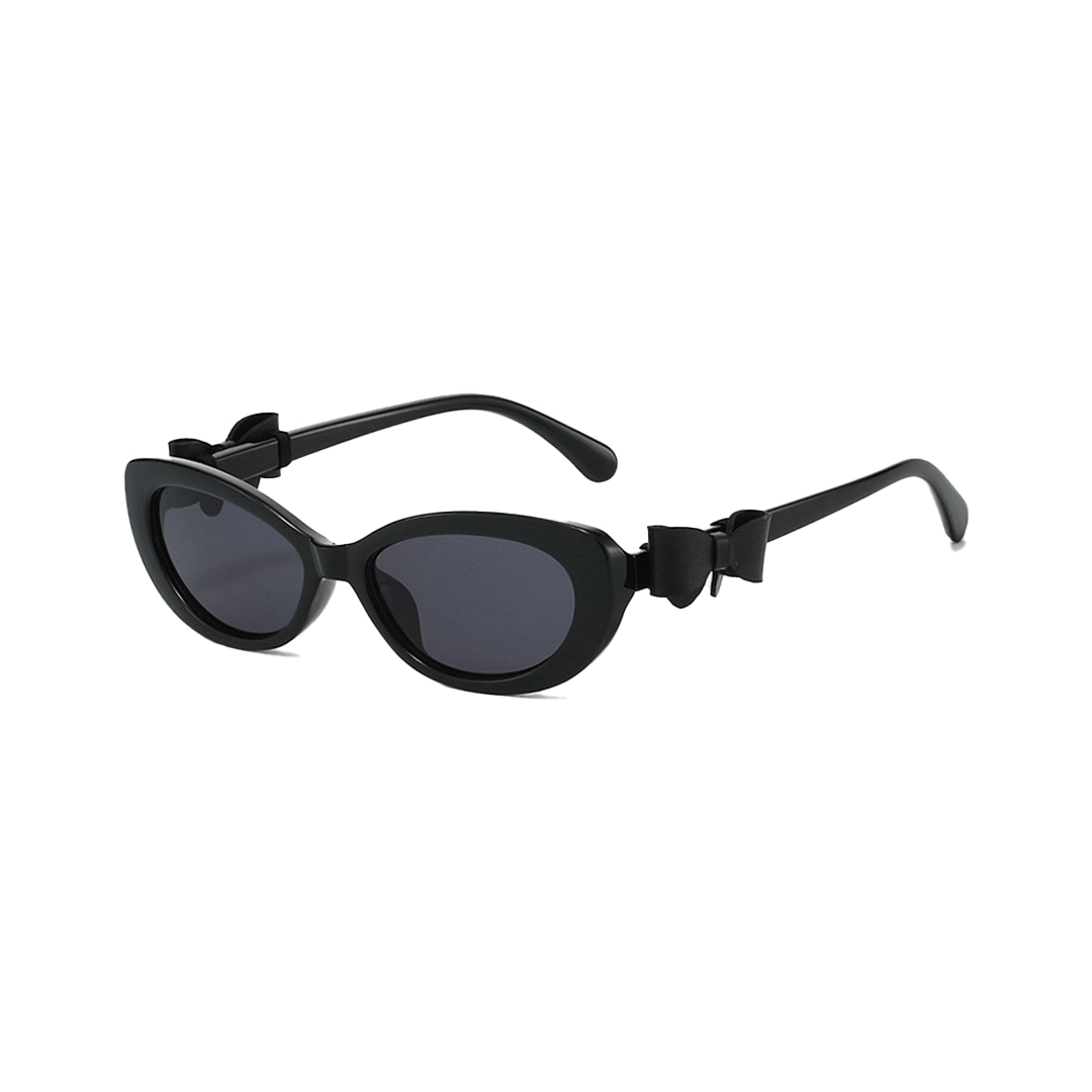 Angle view of Tula cat-eye pc sunglasses CP0332512 in black