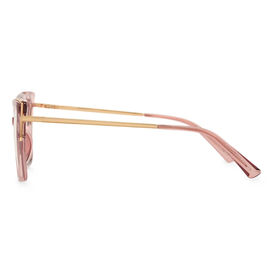 Side view of Vacas cat eye tr90 eyeglasses CR0052409 in pink