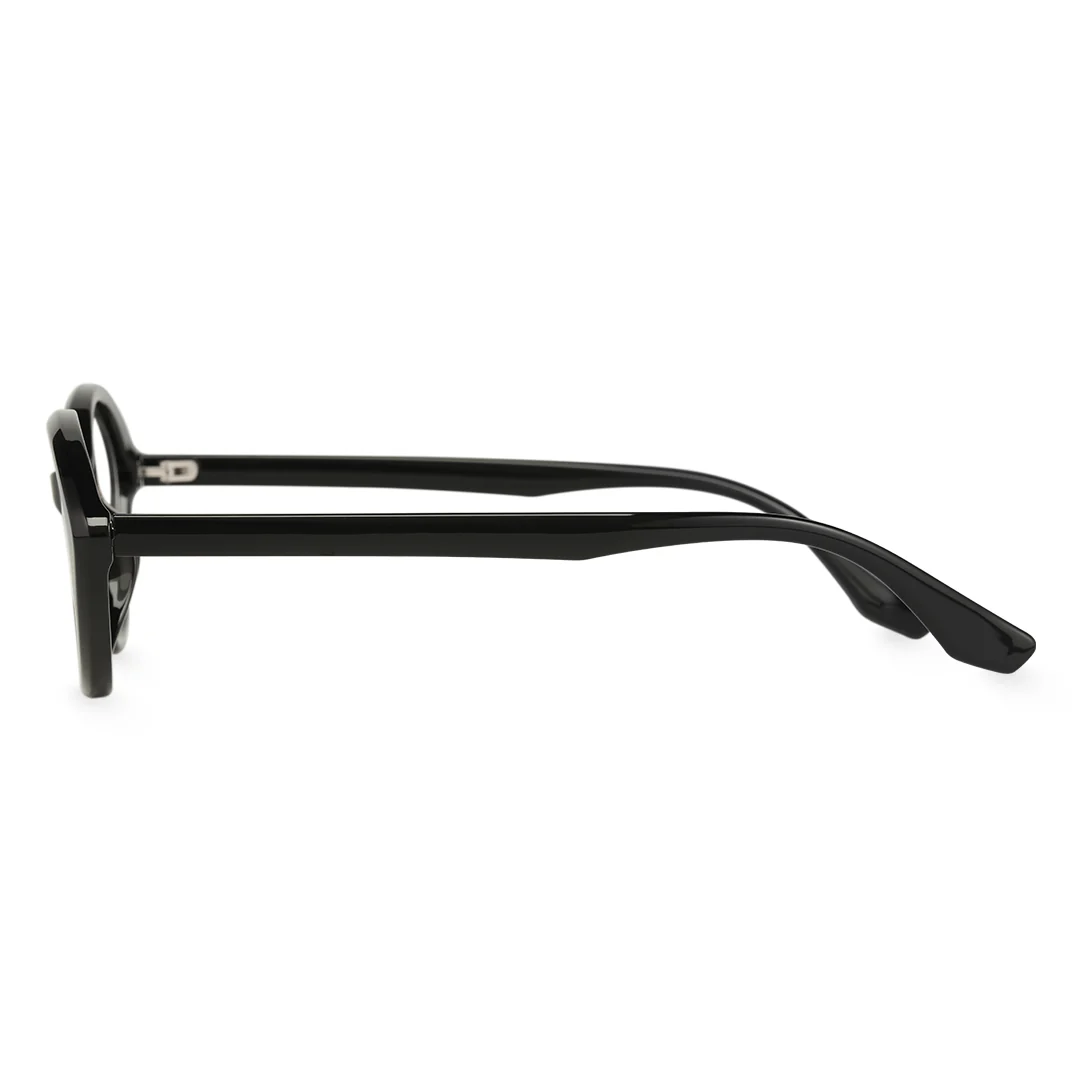 Side view of Vaper cat eye tr90 eyeglasses CR0062409 in black
