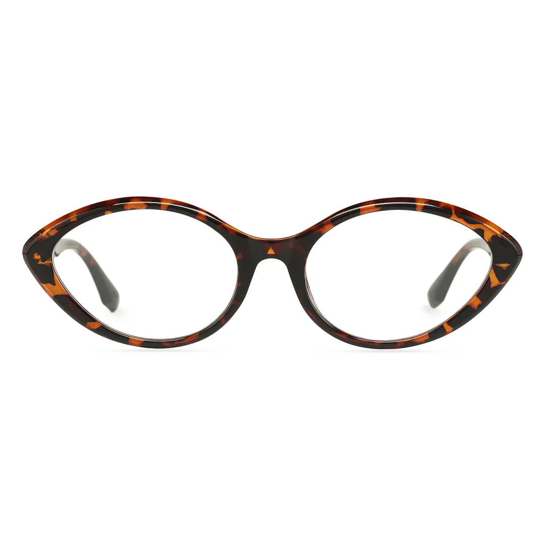 Front view of Vaper cat eye tr90 eyeglasses CR0062409 in tortoise