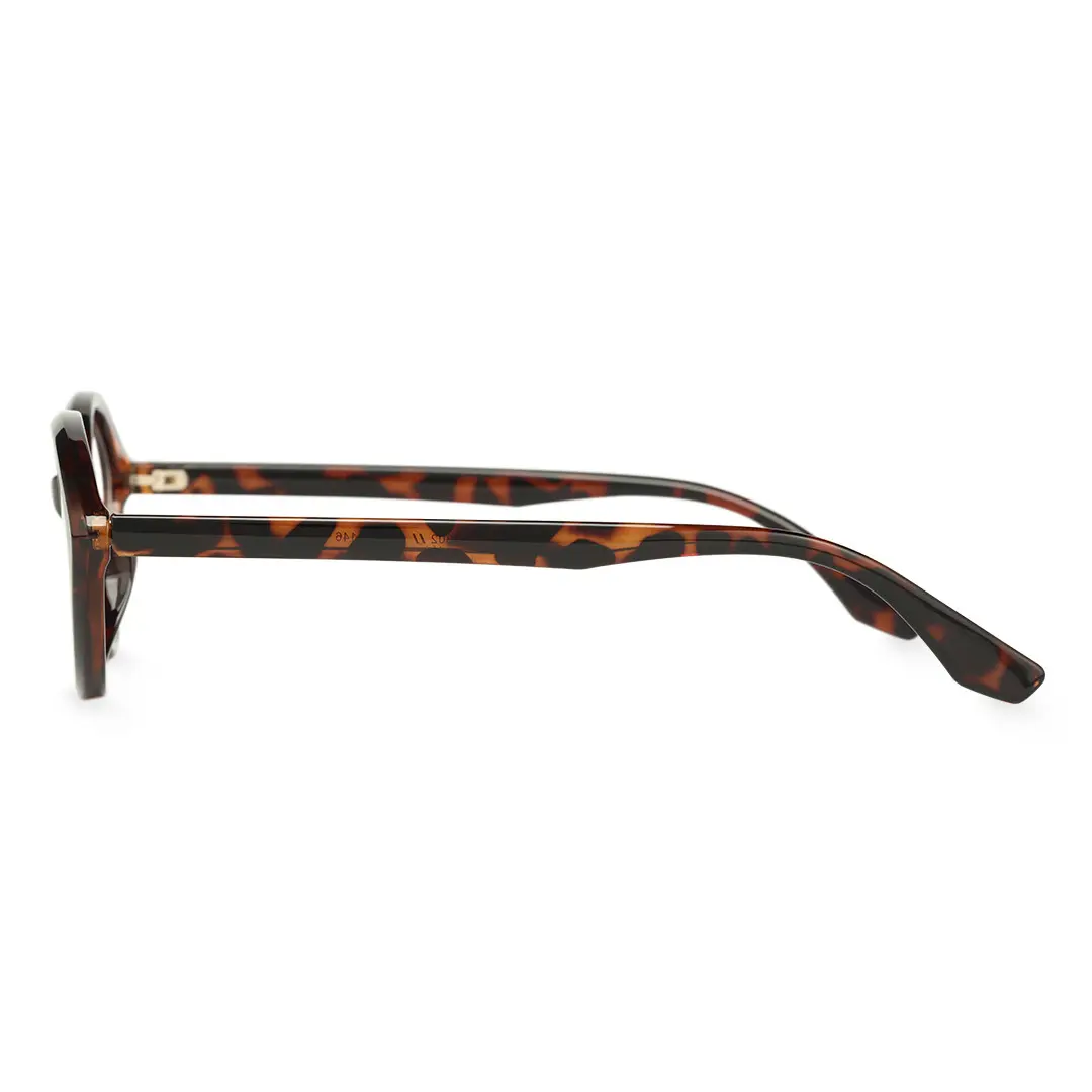 Side view of Vaper cat eye tr90 eyeglasses CR0062409 in tortoise