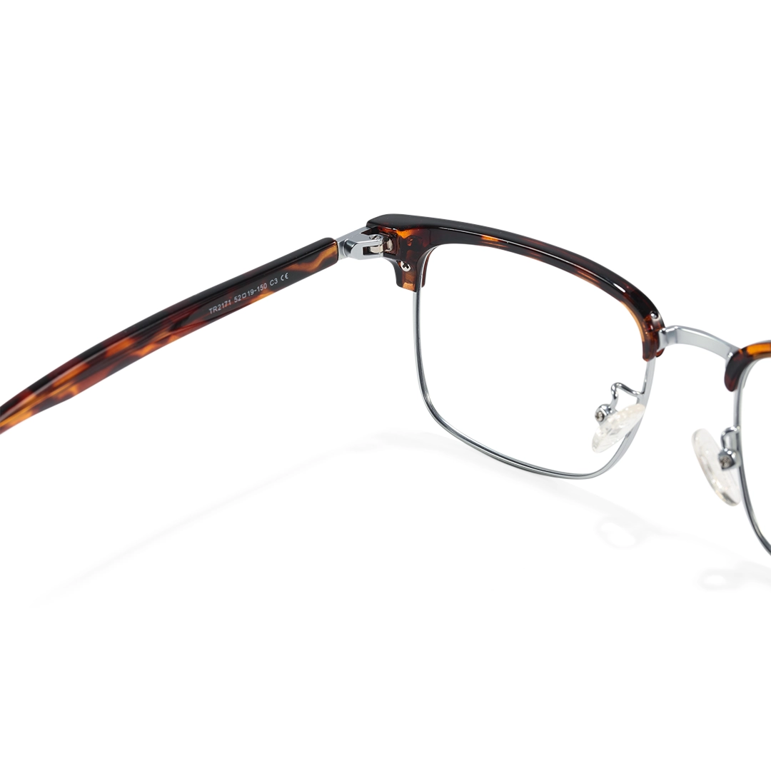 Frame detail of Vesper browline metal eyeglasses BX0402509 in tortoise-2